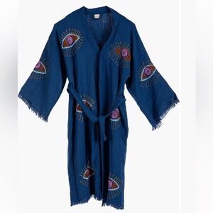 Forever and Always Evil Eye Cotton Kimono